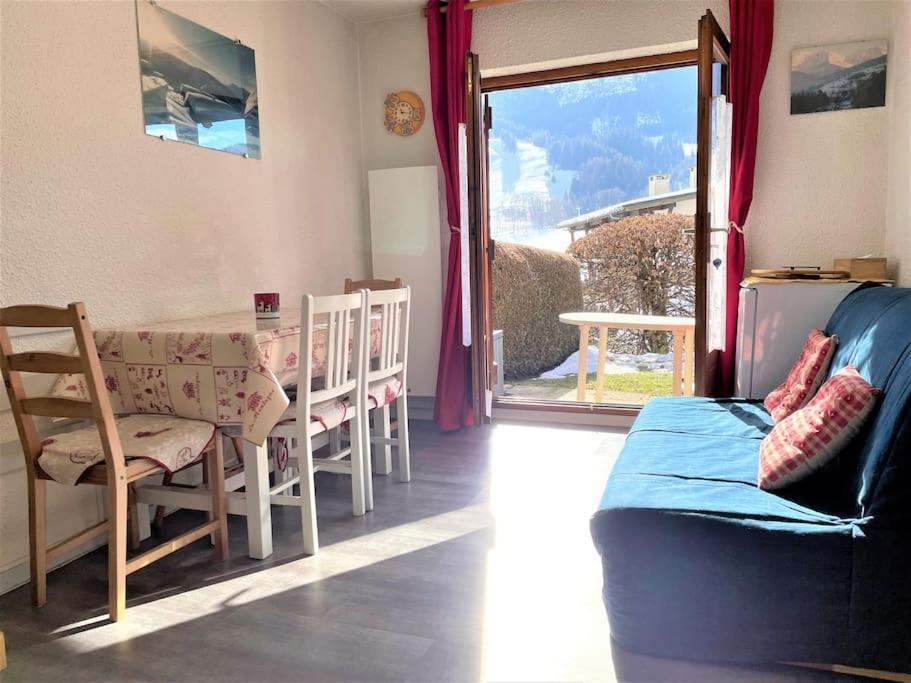 Charmant Studio + Jardin Vue Pistes Et Local Velo Praz-sur-Arly Esterno foto